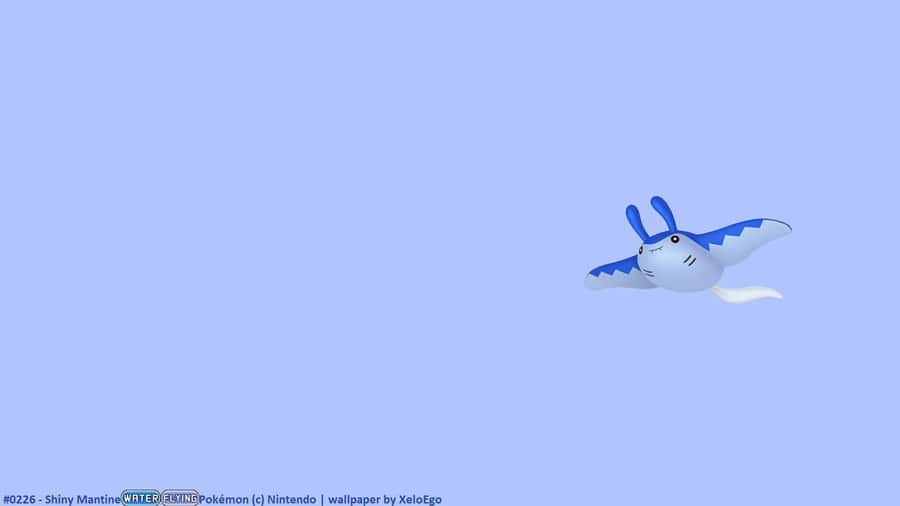 Mantine Light Blue Art Wallpaper