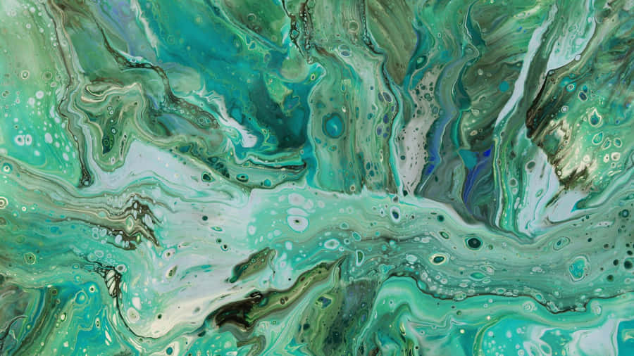 Marbleized Abstract Art Wallpaper