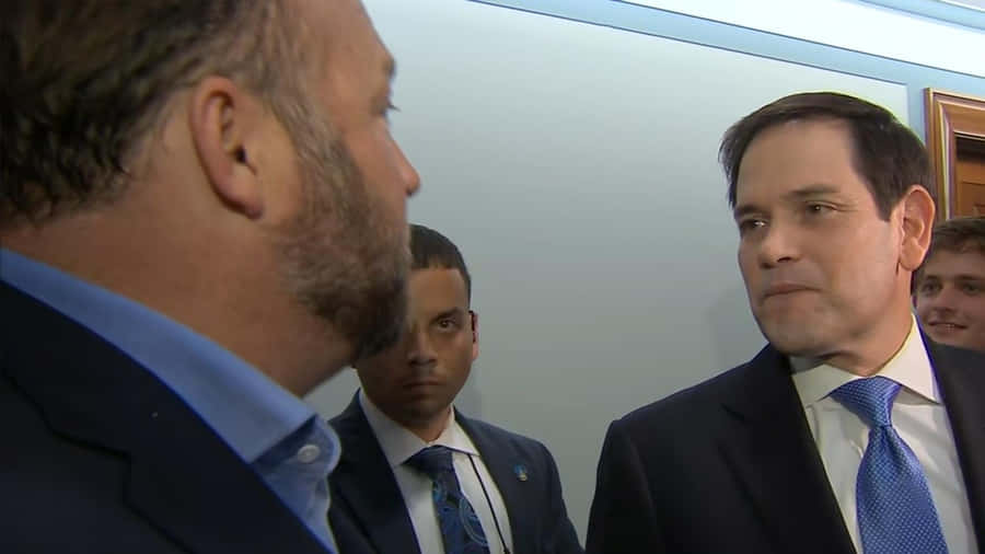 Marco Rubio With Colleagues Wallpaper