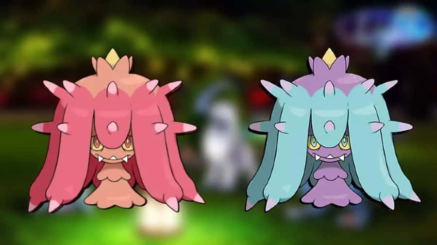 Mareanie And Shiny Mareanie Pokemon Wallpaper