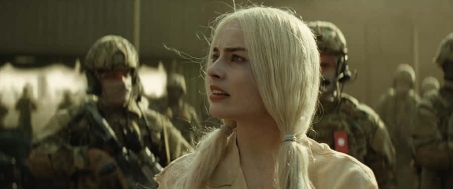 Margot Robbie Harley Quinn Blonde Wallpaper