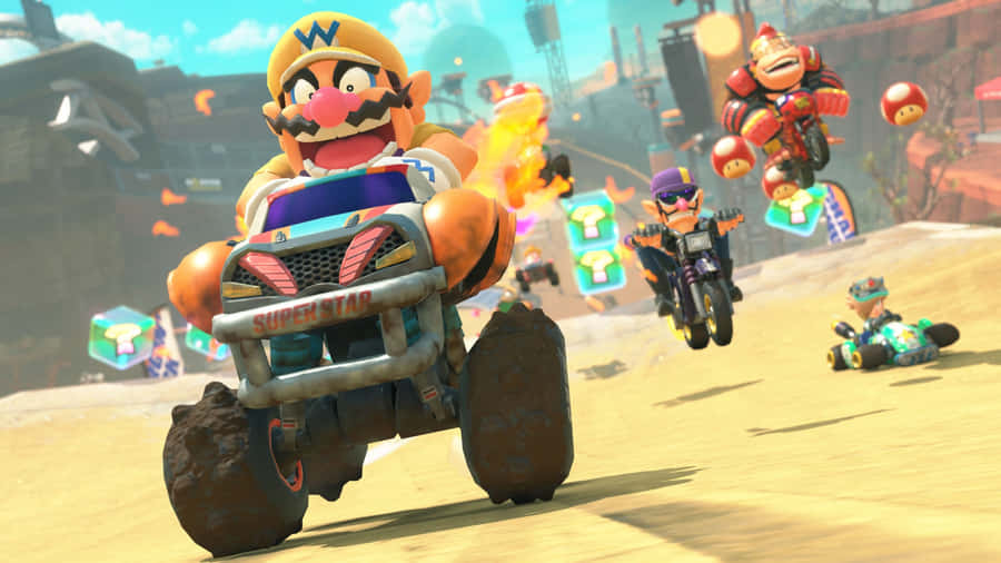 Mario Kart Warios Wild Ride Wallpaper