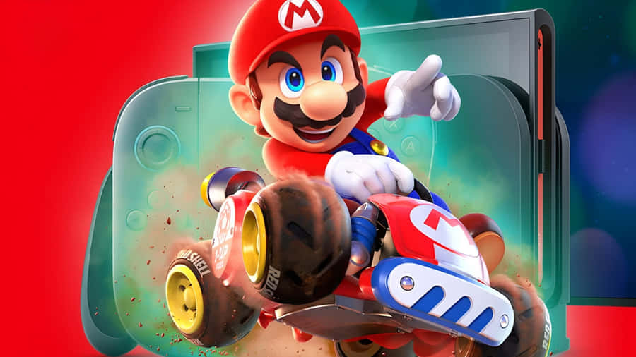 Mario Kart World Launch Wallpaper