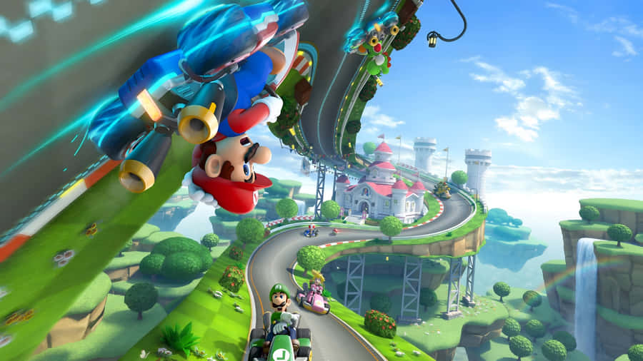 Mario Kart World Racing Wallpaper