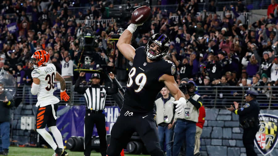 Mark Andrews Catching The Football Wallpaper