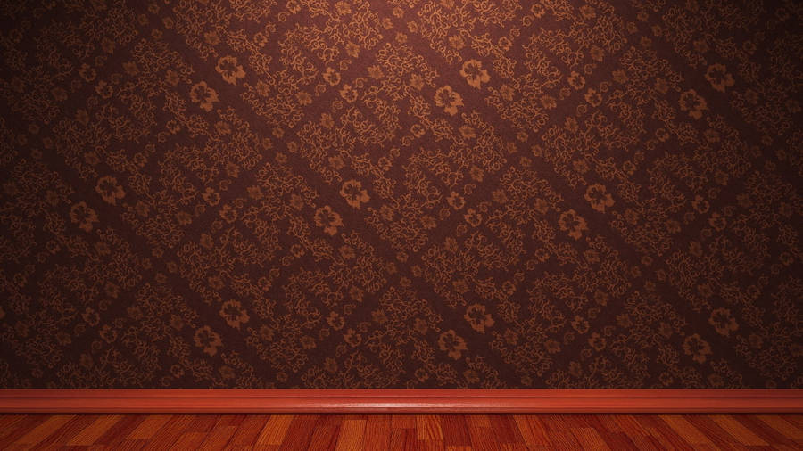 Maroon Floral Wall Texture Wallpaper