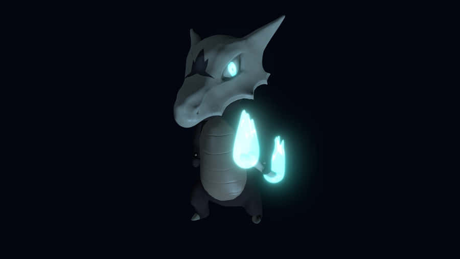 Marowak And Glowing Rod Wallpaper