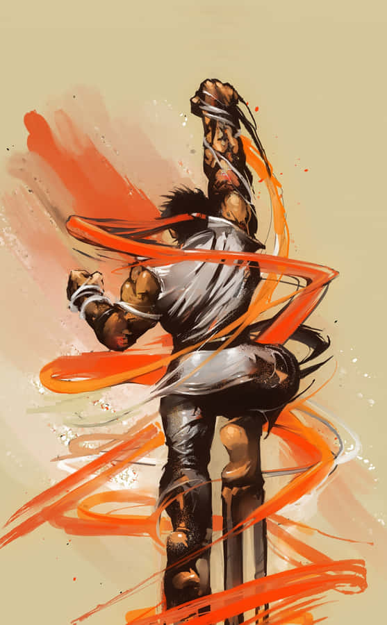 Martial_ Artist_ Energy_ Strike Wallpaper