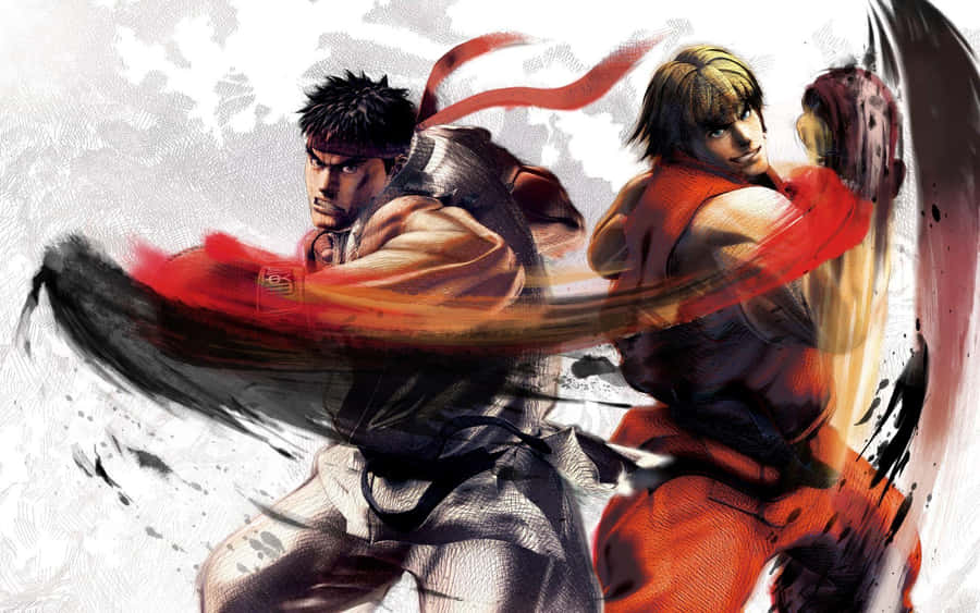 Martial_ Arts_ Showdown_ Artwork Wallpaper