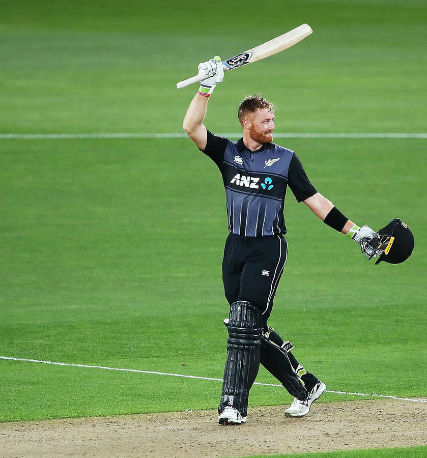 Martin Guptill Cricket Field Wallpaper