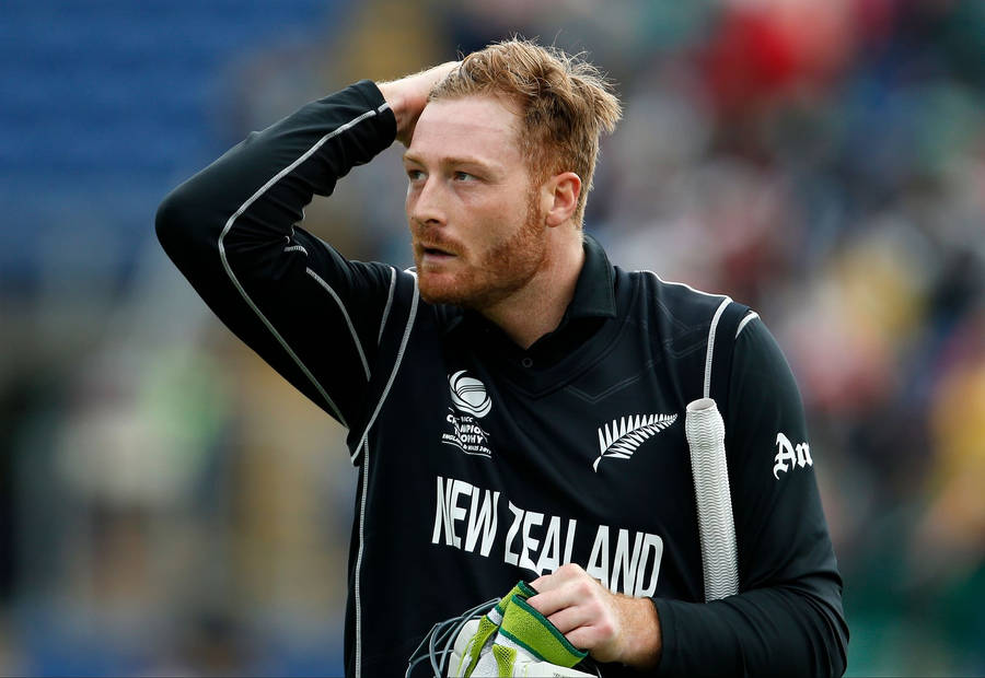 Martin Guptill Pushing Hair Wallpaper