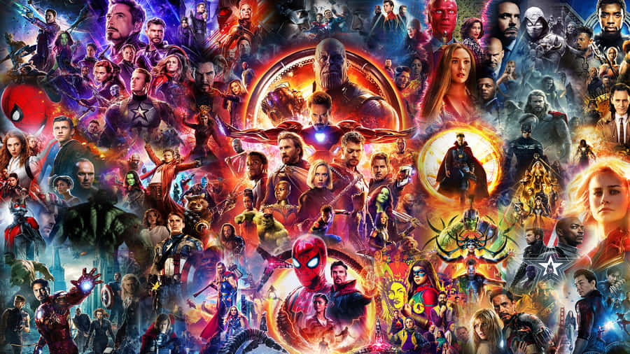 Marvel Cinematic Universe Collage Wallpaper
