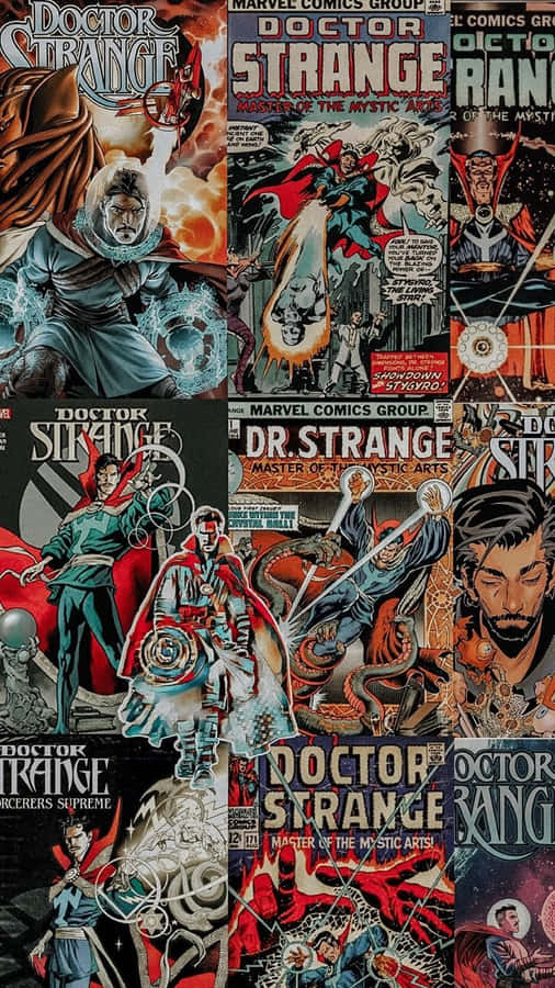 Marvel Comic Book Collage Wallpaper