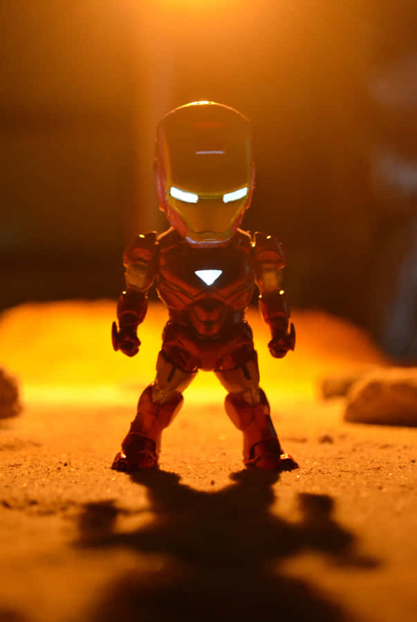 Marvel Fans Everywhere, Enjoy All Your Favorite Action Figures Of Iron Man Wallpaper