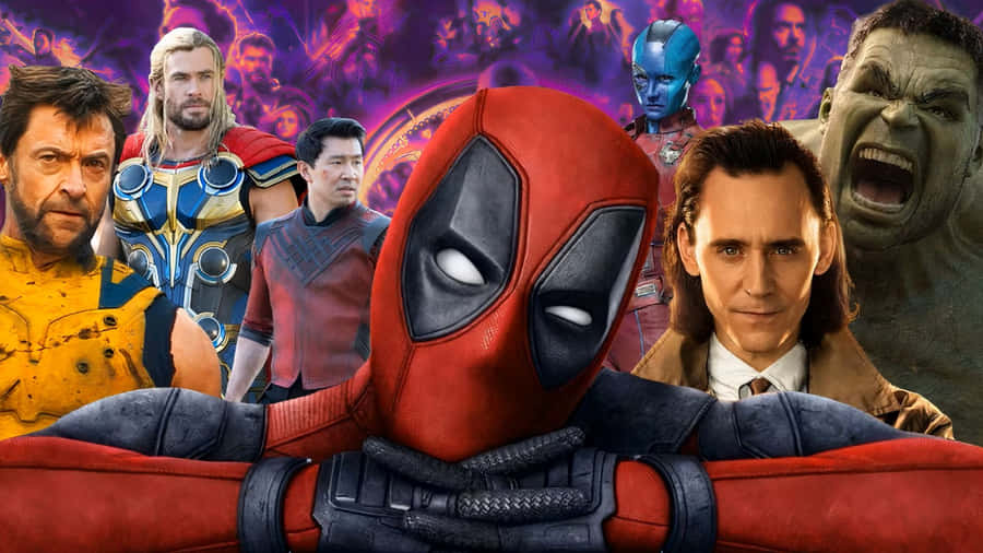 Marvel Heroes Ensemble Wallpaper