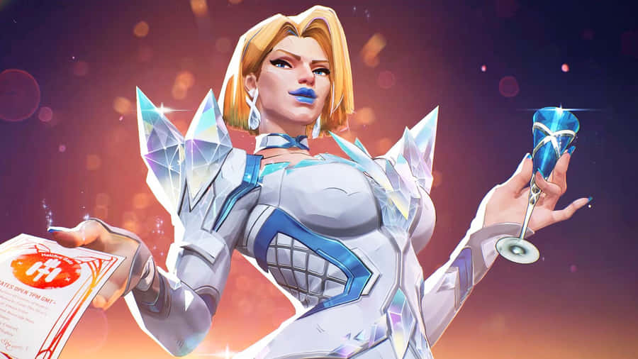 Marvel Rivals Crystal Queen Power Wallpaper