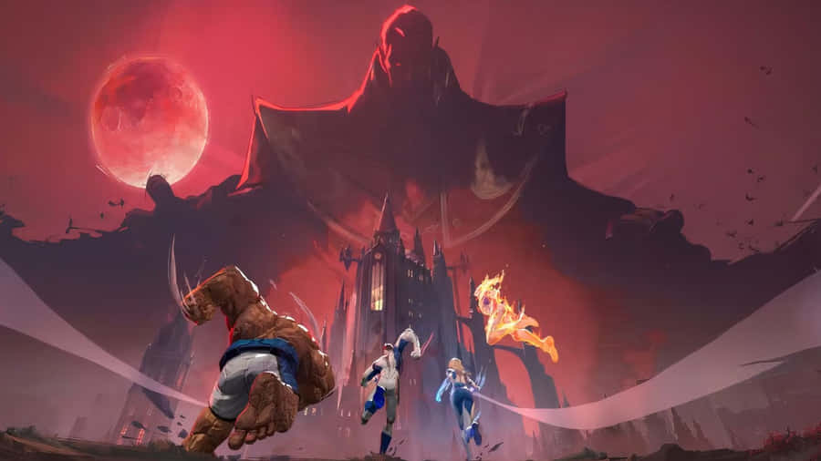 Marvel Rivals Epic Battle Scene Wallpaper