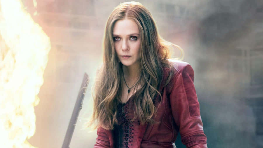 Marvel's Scarlet Witch In 8k Resolution Wallpaper