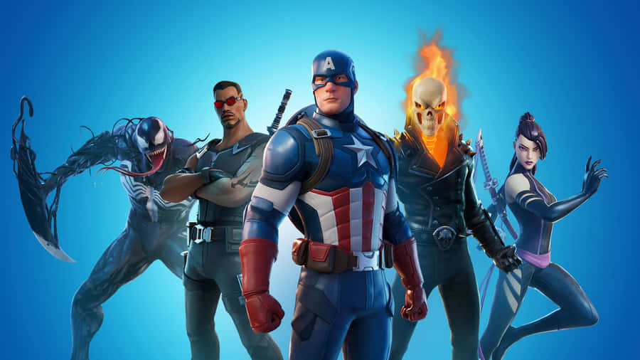Marvel's Superheroes Unite To Save The World Wallpaper