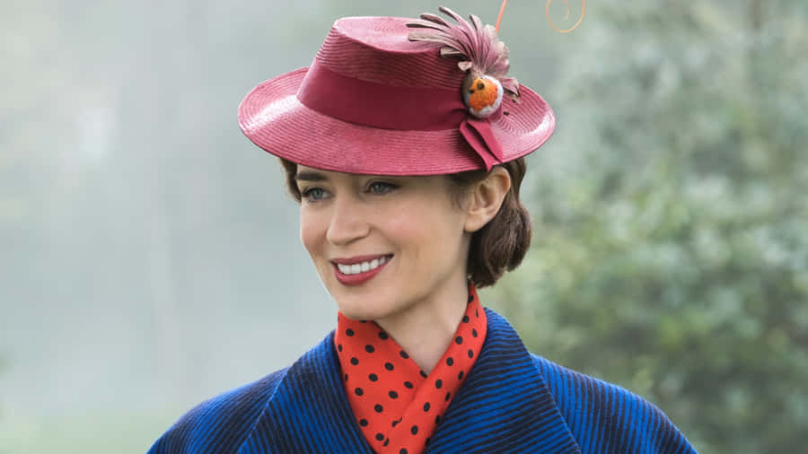 Mary Poppins Returns Character Smile Wallpaper