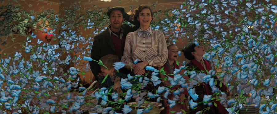 Mary Poppins Returns Magical Adventure Wallpaper