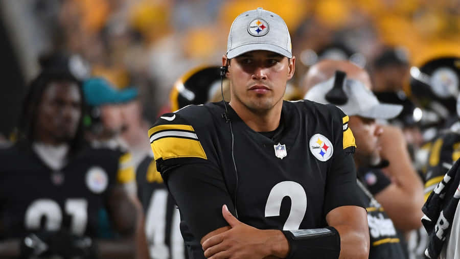 Mason Rudolph Pittsburgh Steelers Sideline Wallpaper