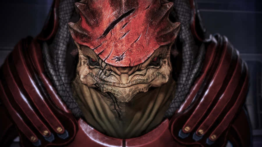 Mass Effect Grunt Ready For Action Wallpaper