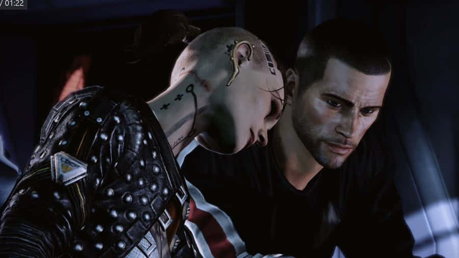 Mass Effect Jack In Action Wallpaper