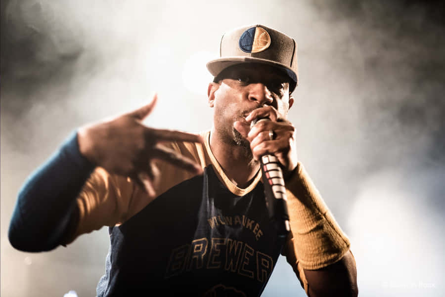 Masta Ace Performance Liveon Stage Wallpaper