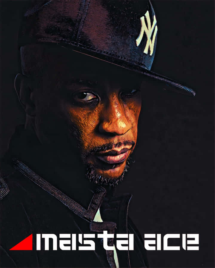 Masta Ace Portraitwith Logo Wallpaper