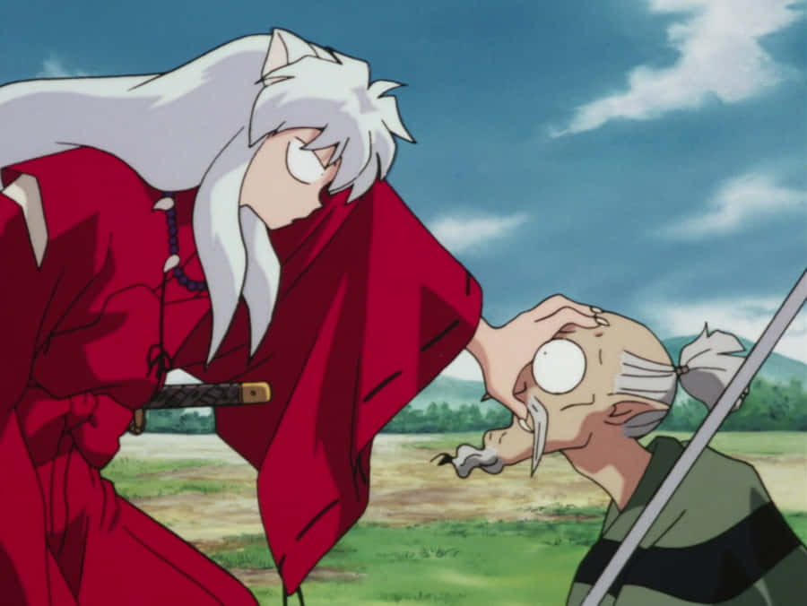 Master Totosai Forging A Powerful Sword Wallpaper