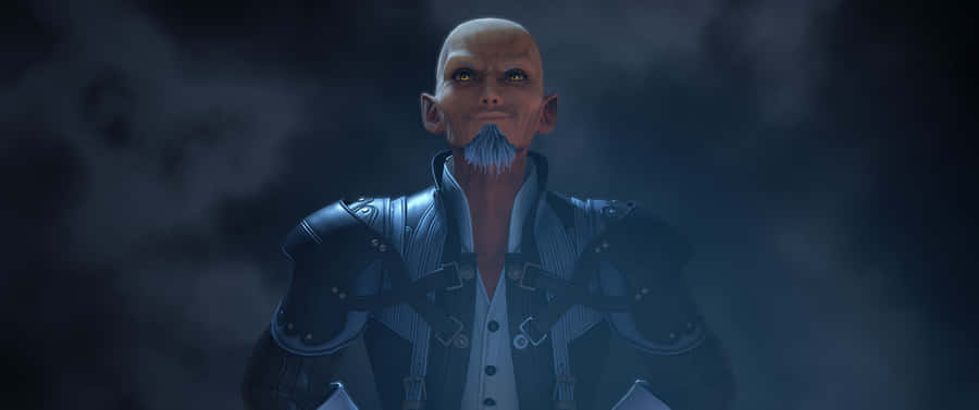 Master Xehanort Wielding Dual Keyblades In Kingdom Hearts Wallpaper