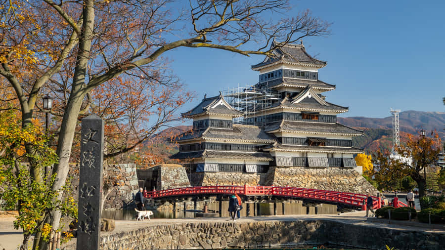 Matsumoto Castle Autumn Scenery Wallpaper