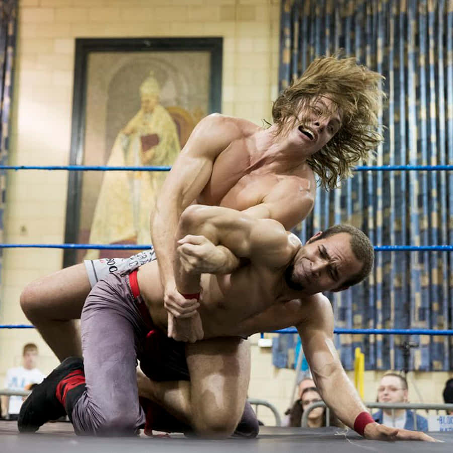 Matt Riddle Aiw Match Against Lyndon Wallpaper