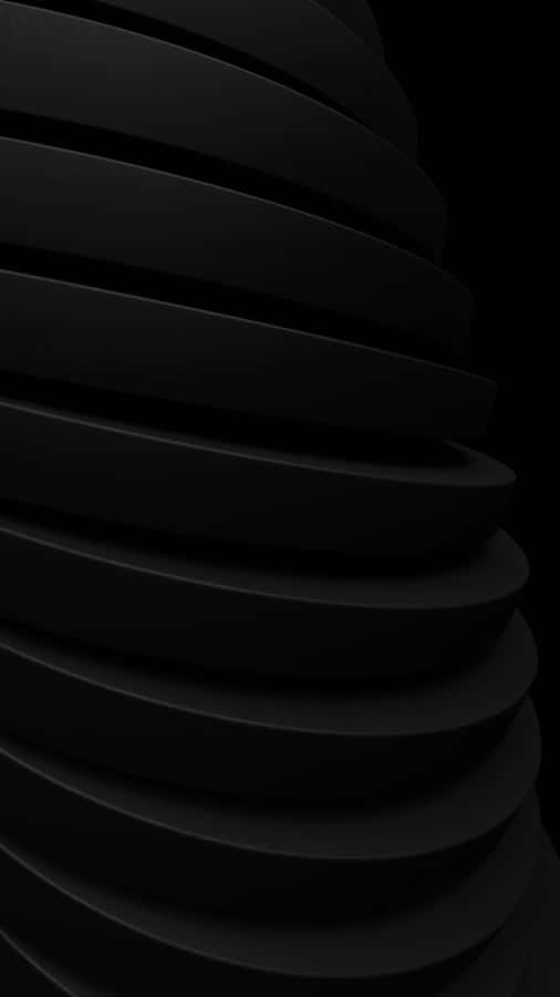 Matte Blacki Phone Abstract Design Wallpaper