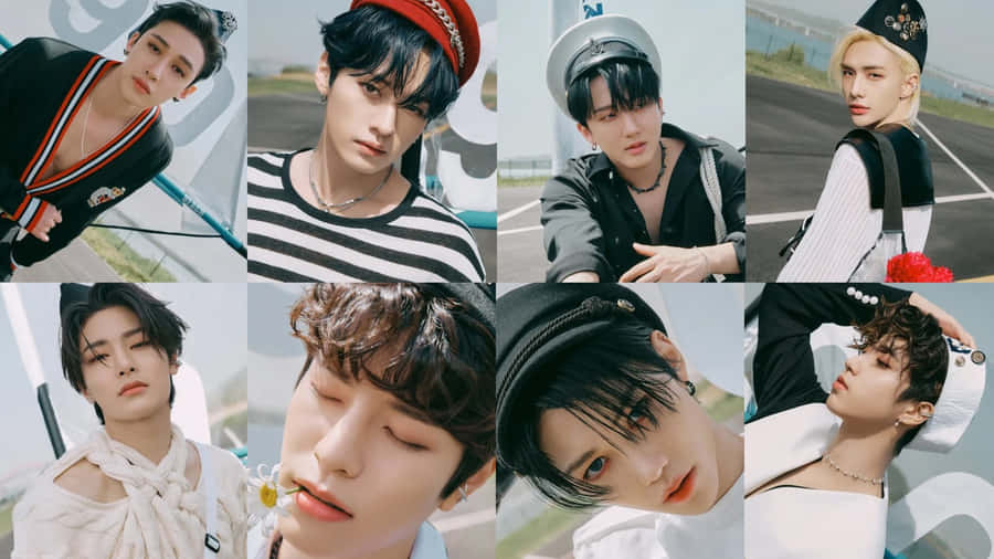 Maxident Kpop Group Photoshoot Wallpaper