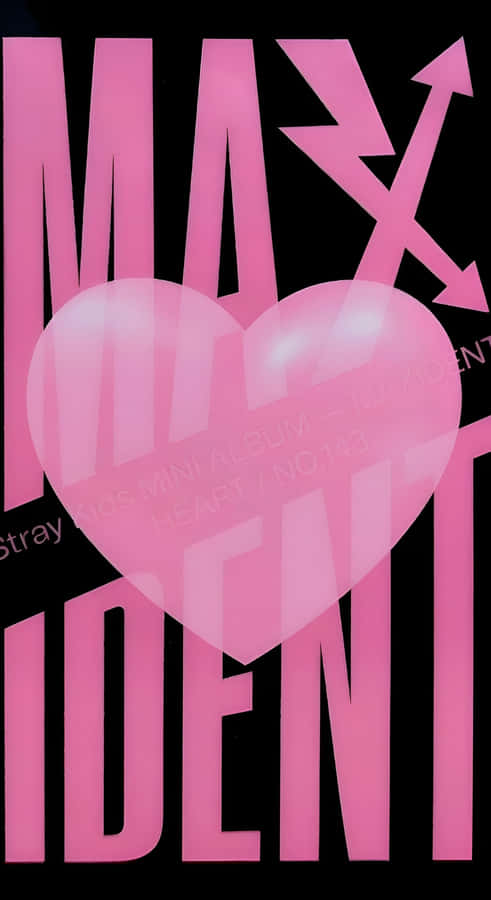 Maxident Logo With Heart Wallpaper