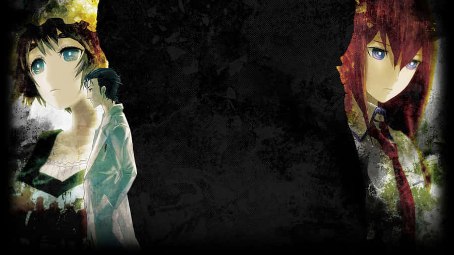 Mayuri Shiina Striking A Pose In Steins;gate Visual Novel Wallpaper