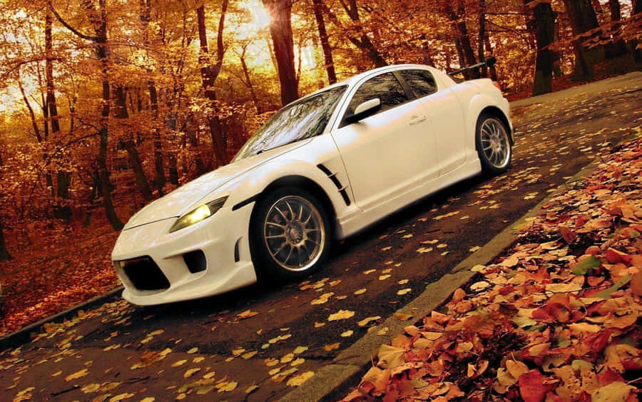 Mazda Rx-8: A Perfect Blend Of Performance And Elegance Wallpaper