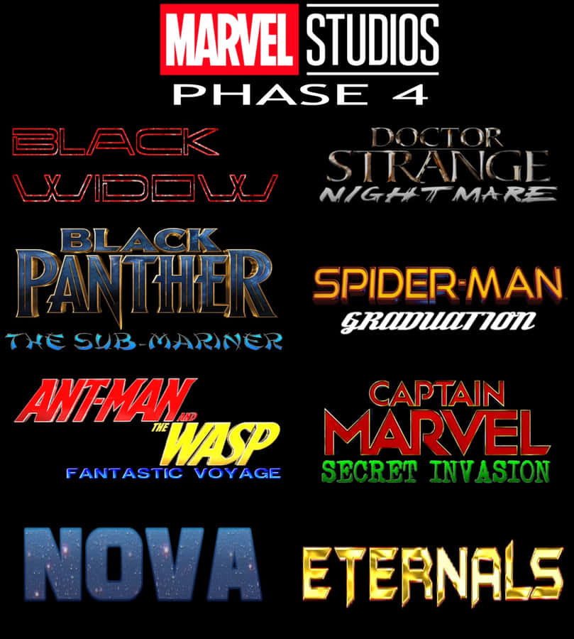 Mcu Phase Four - A Universe Unfolds Wallpaper