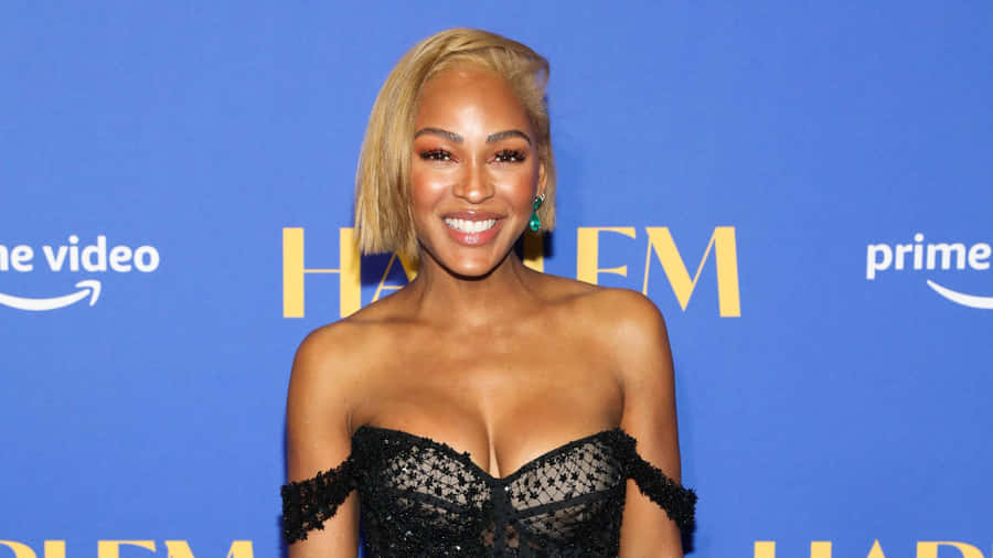 Meagan Goodat Harlem Premiere Event Wallpaper