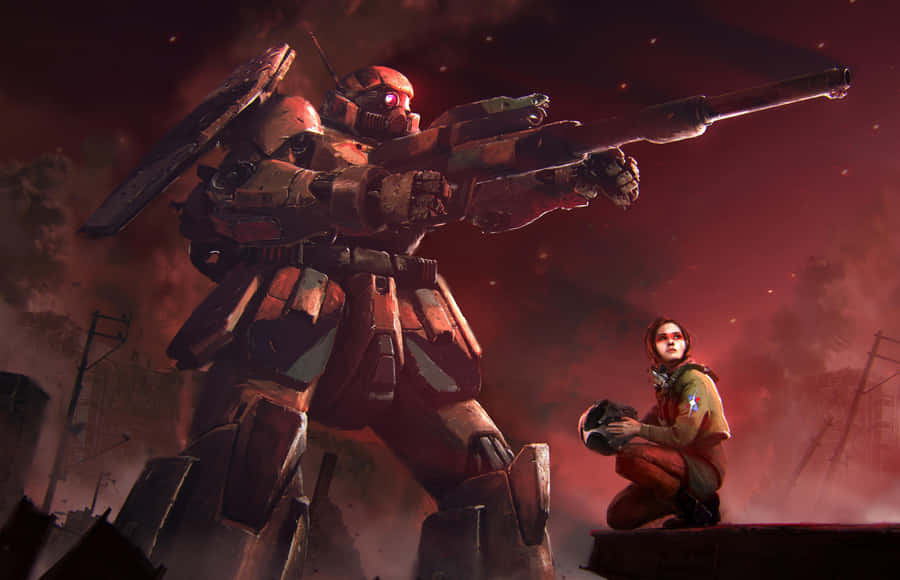 Mecha Guardianand Pilot.jpg Wallpaper