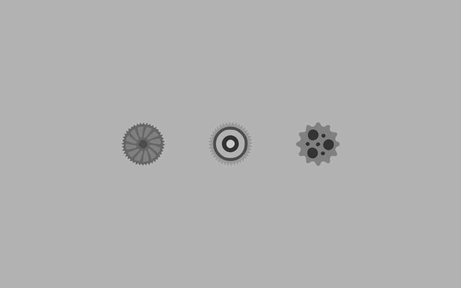 Mechanical Gears Array Wallpaper