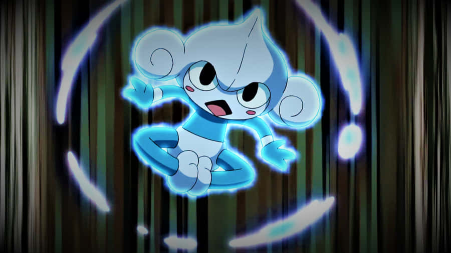 Meditite Glowing Blue Wallpaper