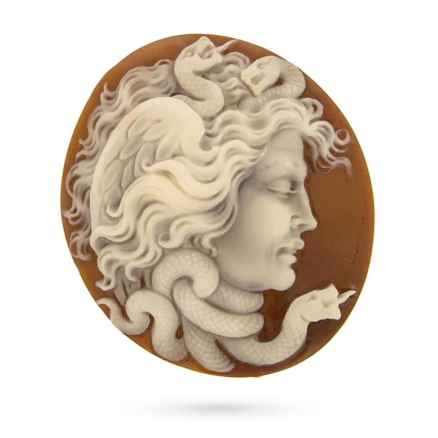 Medusa Cameo Carving Wallpaper