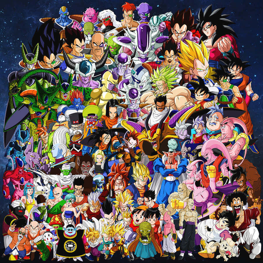 Meet The Powerful Characters Of 'dragon Ball' Wallpaper