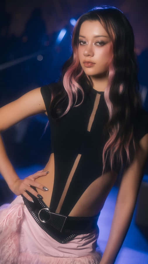 Megan Katseye Fashion Style Wallpaper