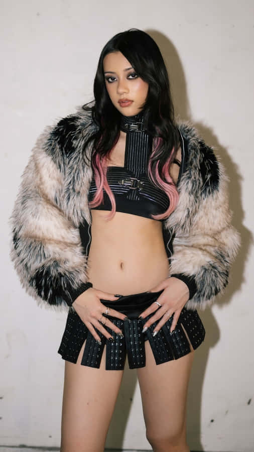 Megan Katseye Fashion Style Wallpaper