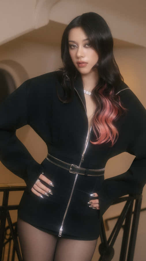 Megan Katseye Fashion Style Wallpaper