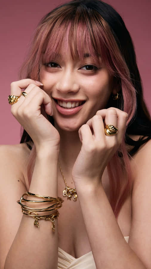 Megan Katseye Jewelry Style Wallpaper